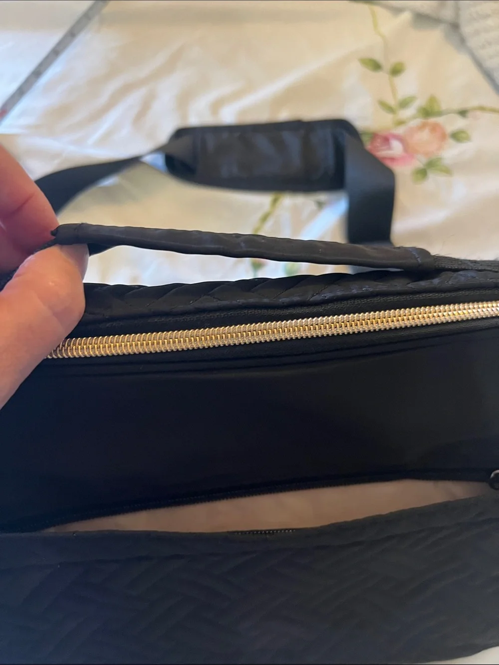 Black Project Bag for Craft /Book/Business